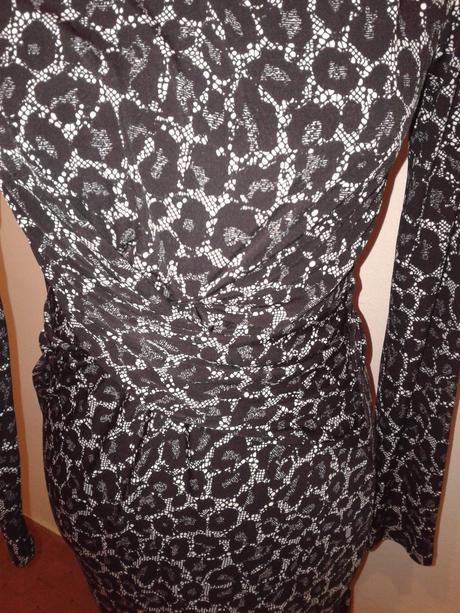 Čierno biele elastické šaty michael kors veľ. s, michael kors,s