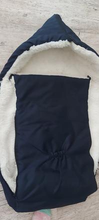 Hrubý zimný fusak do hlbokého kočíka,