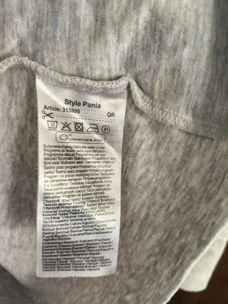 Street oné svetlo sivý bavlnený top m-l, street one,l