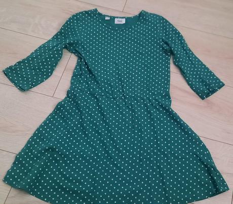 Bodkovane saty, bonprix,128