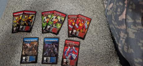 Transformers kartičky,