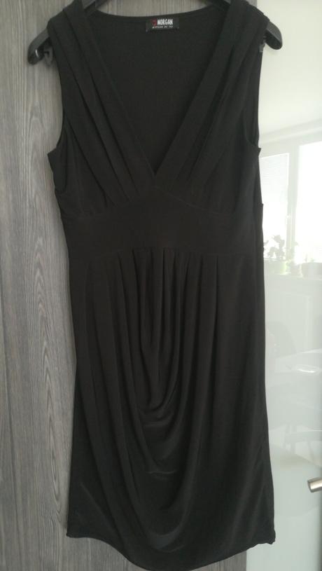 Čierne šaty, morgan,m