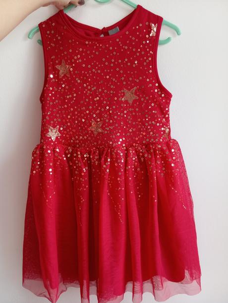 Vianočné šaty 128, 128