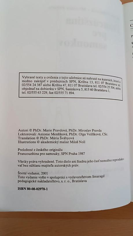Francúzština pre samoukov, pravda,