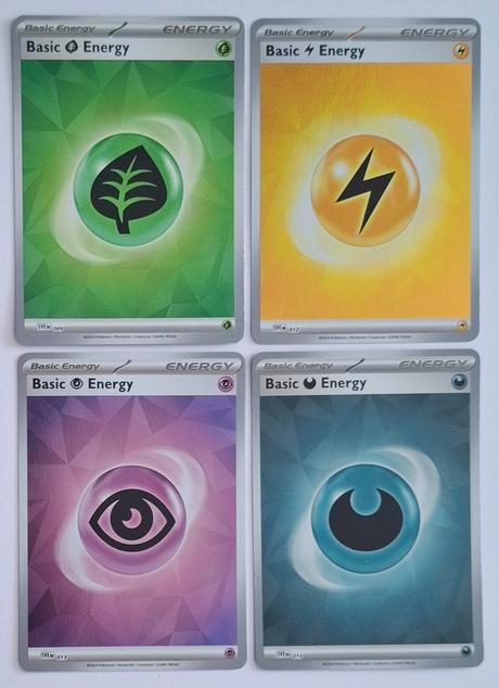 Pokémon karty "energy" (7), 