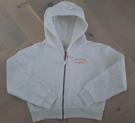 Krátka mikina na zips s výšivkou, reserved,146