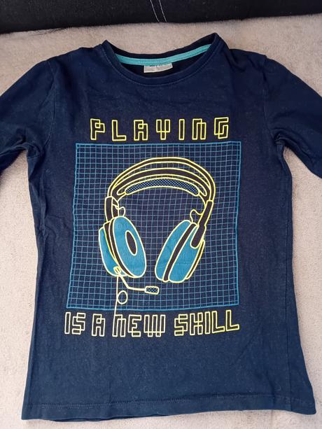 Tričká s dlhým rukávom 9ks, pepco,146