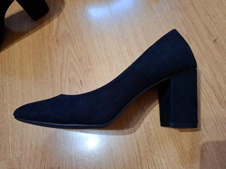 Čierne lodičky (veľkosť 36), h&m,36