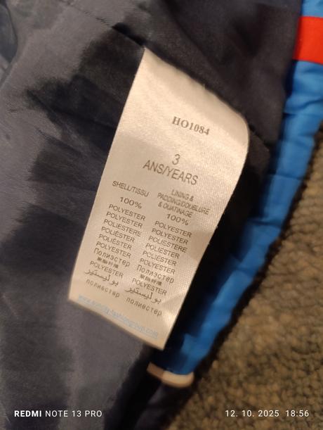 Chlapčenská zimná bunda spiderman, 98