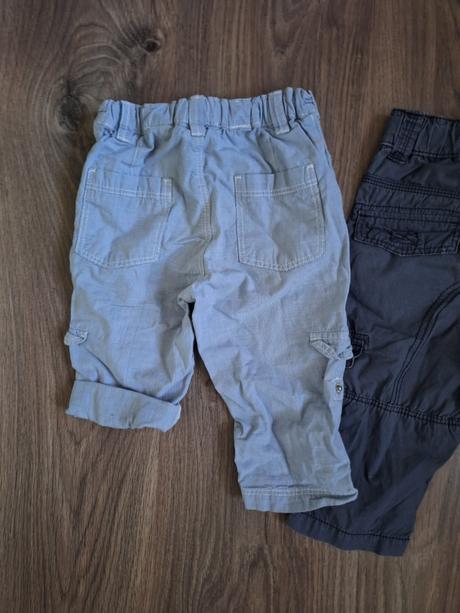 Tenke nohavice, aj ako kratase, h&m,80