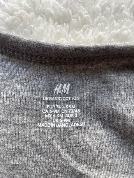 Bavlnene zavinovacie body h&m, h&m,74