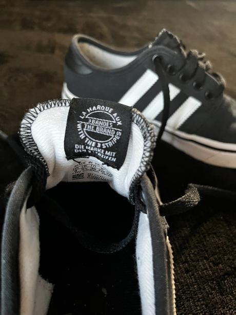 Adidas grey/white canvas shoes, adidas,36