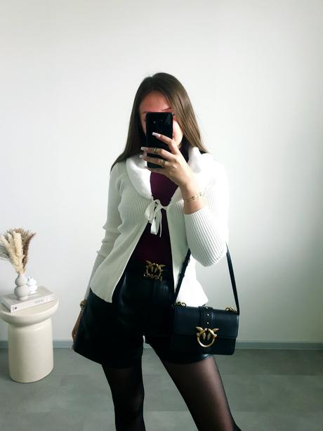 Svetrík s kožušinkou s/m, s