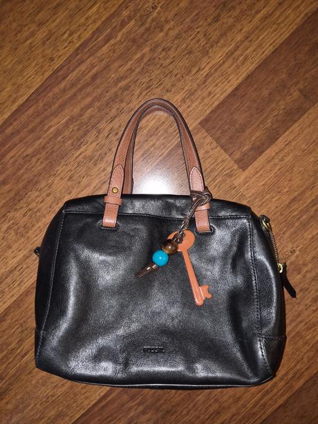 Kožená kabelka fossil., fossil