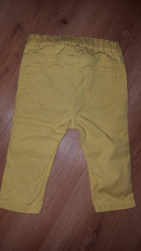 Žlté rifle na 4-6 mes., h&m,68