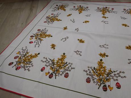Obrus veľkonočný-163  x  139 cm,, 