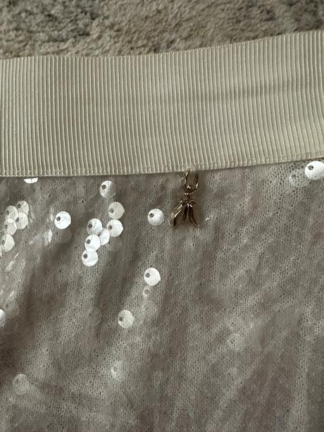 Flitrovaná midi sukňa patrizia pepe, m / s