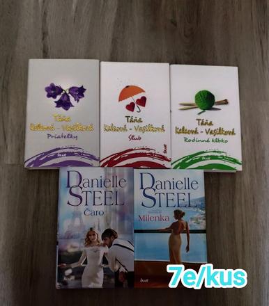 Knihy steel, benkova, vasilkova, evitovky a iné, 