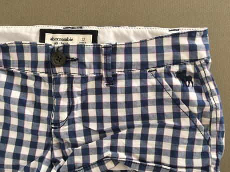 Káro kraťasky 152/158, abercrombie&fitch,152