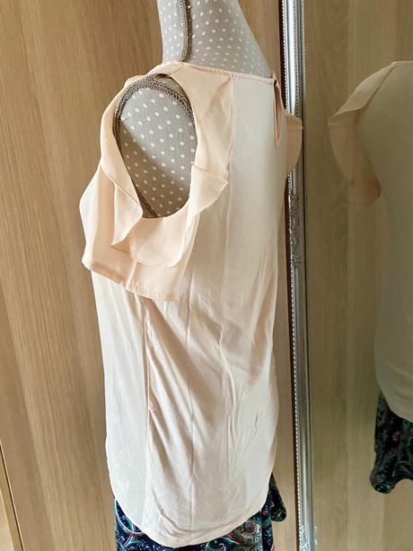 Blúzkové tričko cold shoulder s volánmi, orsay,34