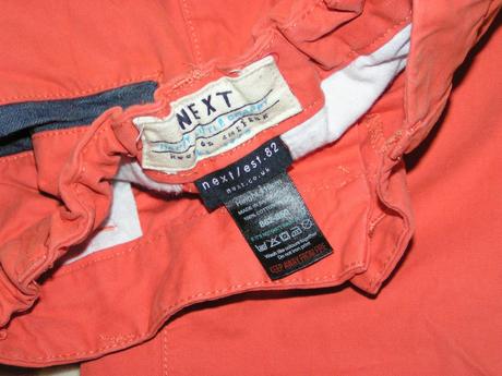 Oranžové šortky, next,116