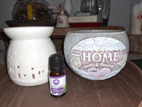 Aromalampa dedina, domčekovo -  difuzer - svietnik, 