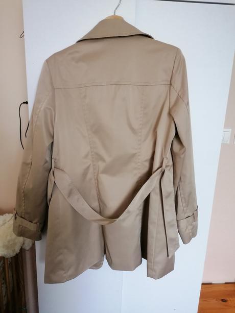 Dámsky jarný plášť - trenčkot, xl