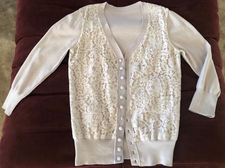 Pudrovo ruzovy obojstranný sveter, xs