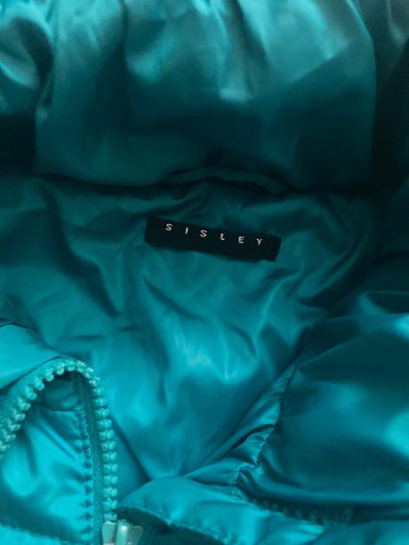 Dámska smaragdová bunda, 36/38, sisley,36