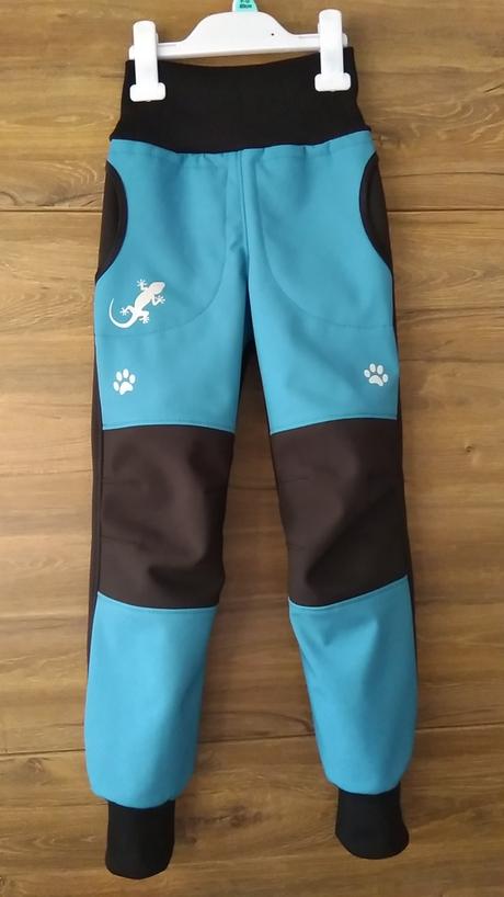 Zimné softshellky kombinované s reflexnym prvkom, 68 - 170