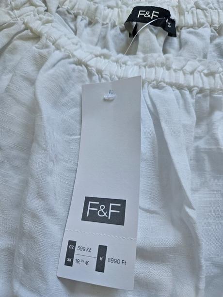 Biela letná blúzka, f&f,38