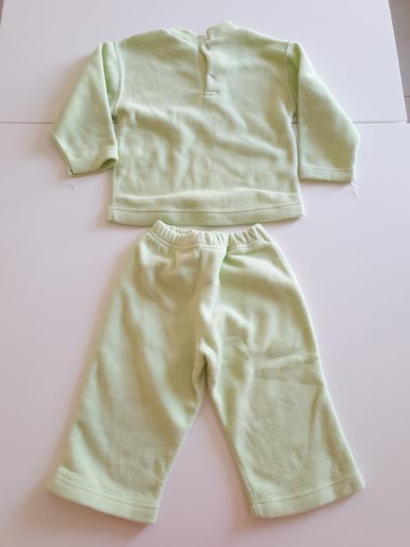 Tepláková súprava bledozelená, 80