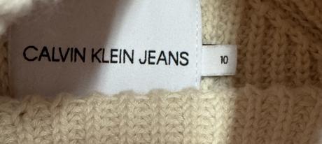 Dievčenský pletený pulover ck, calvin klein,140