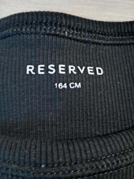 Bavlnené rebrované tričko, reserved,164
