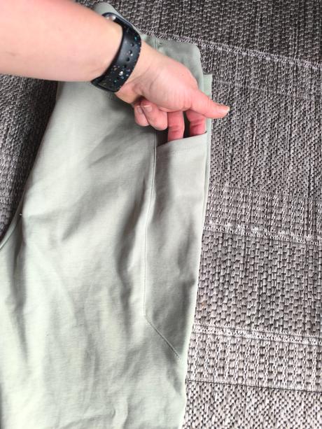 Legíny s vysokým pásom a vreckom, domyos,xl