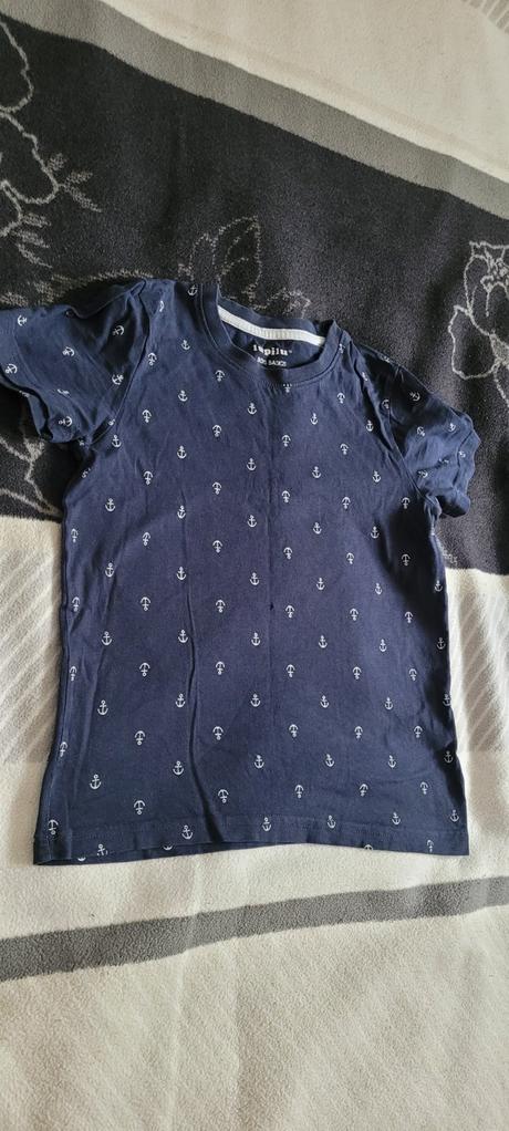 Tricko pre chlapca kotva, lupilu,110