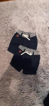 80, 2ks šortky kraťasy nielen pre dvojičky, 68–80