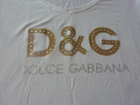 Štýlové tričko d&g vel. xs -, s