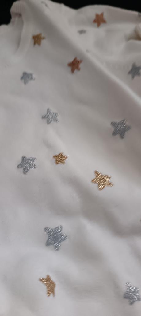 Svetrík s hviezdičkami, h&m,140