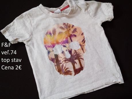 Tričko, f&f,74