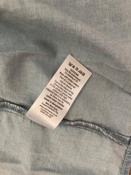 Chlapčenska riflova košela+tričko, 86–98