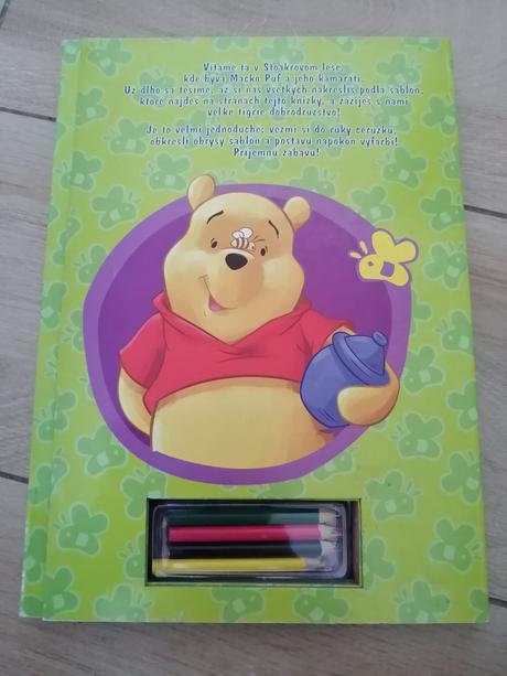 Kniha šablón so samolepkami,