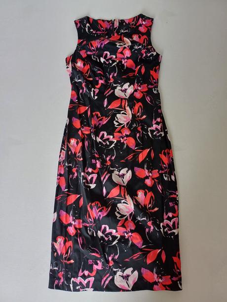 Červené puzdrove saty, f&f,xs