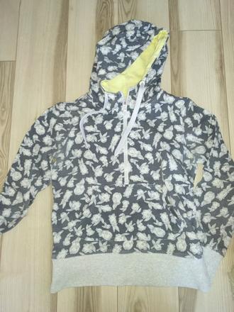 Šedá mikina cropp, m