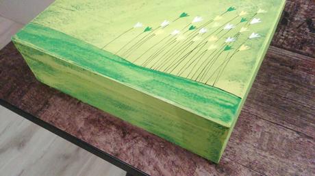 Drevená škatuľa , 