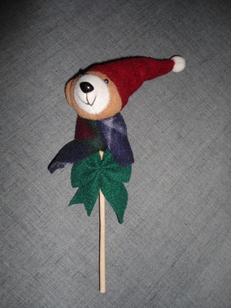 Vianočná ozdoba - macko, 