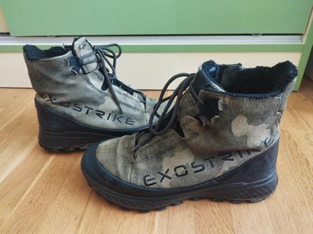 Zimné kožené topánky, ecco,39