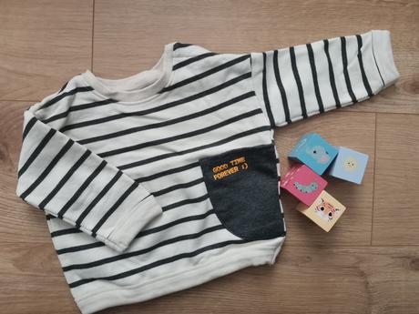 Prúžkovaná mikina, zara,80