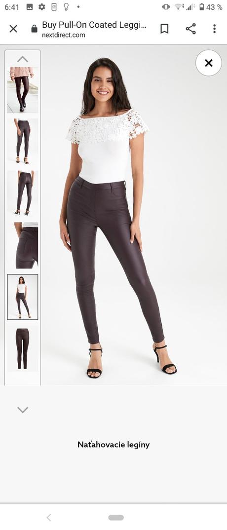 Next bordove legíny, next,40