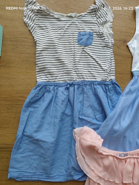 3x šaty h&m 134/140, h&m,134